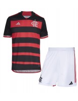 Otroške Nogometnih dresov Flamengo Domači 2024-25 Kratki rokavi (+ hlače)